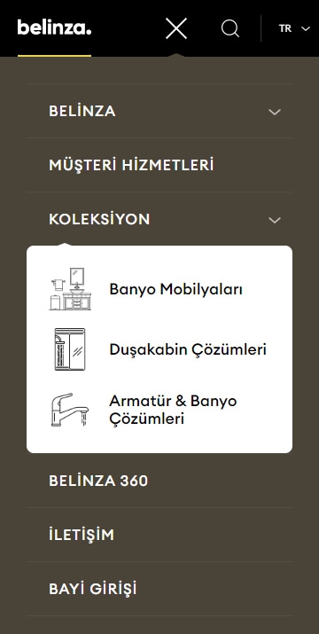 Belinza Banyo Mobilyaları