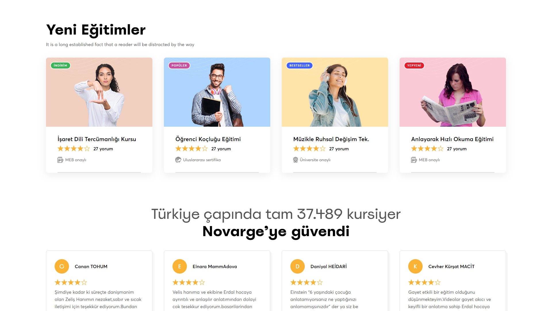 Novarge Online Eğitim