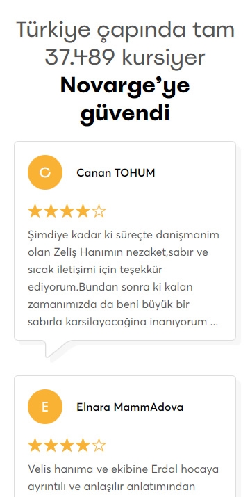 Novarge Online Eğitim