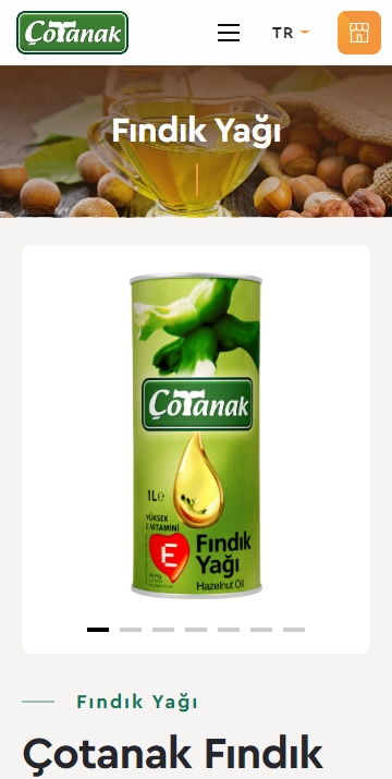 Çotanak Fındık Yağı