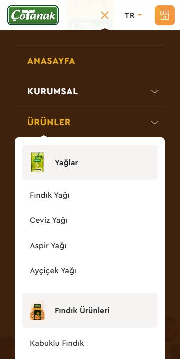 Çotanak Fındık Yağı