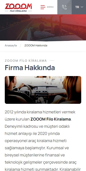 Zooom Filo Kiralama